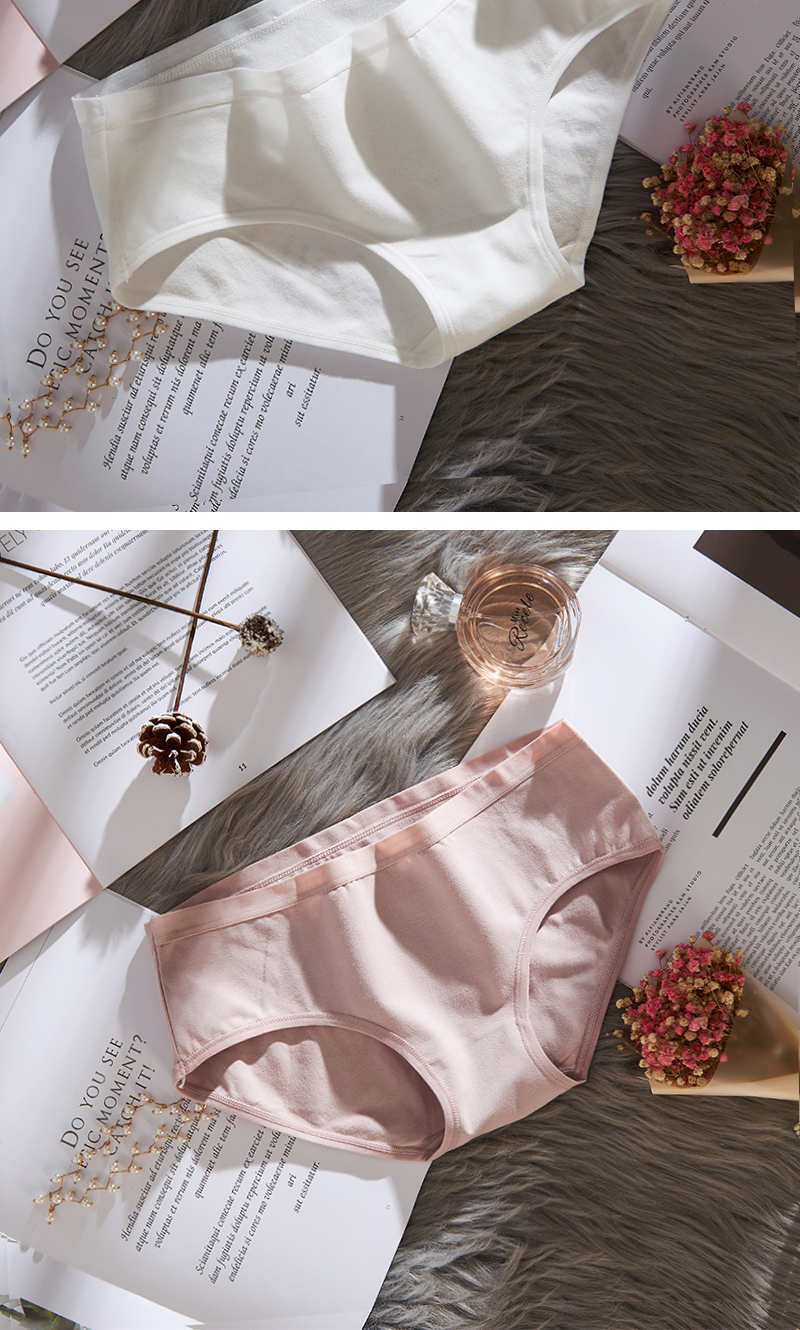 波迷娜(bomina)春夏季柔软舒适无痕小女生穿的内裤女生内裤女棉少女