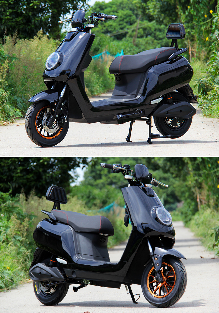 风感觉大金牛电动电瓶摩托车72v双人踏板长跑王通用外卖功率高速电摩