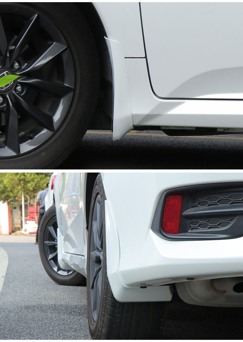 十代思域挡泥板 本田10代新思域专用原厂挡泥板挡水板原孔位改装 思域