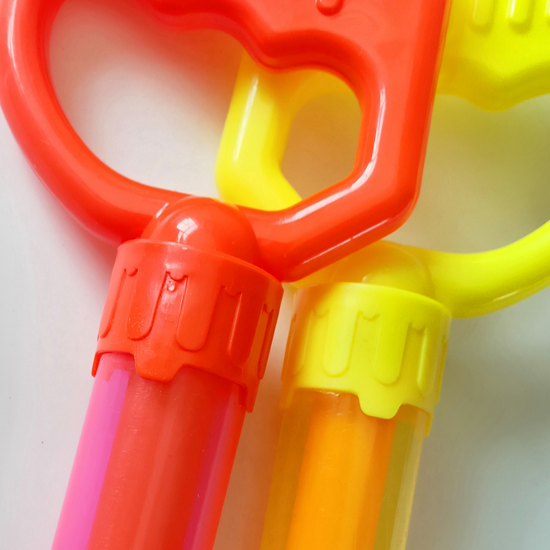 水儿童沙滩玩具创意网红透明抽水抽拉式加长水炮戏水打水仗喷水 42cm