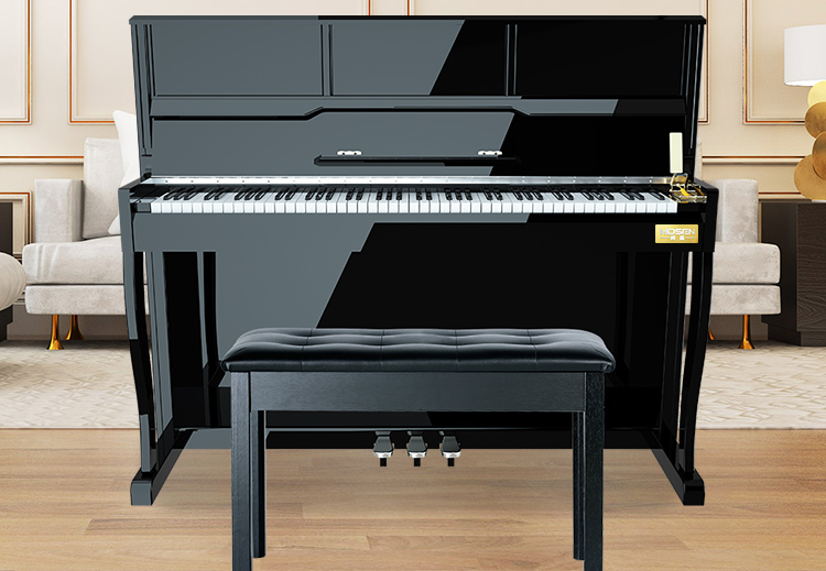 莫森(mosen)智能立式电钢琴ms-299g 数码钢琴88键重锤三踏板 专业演奏