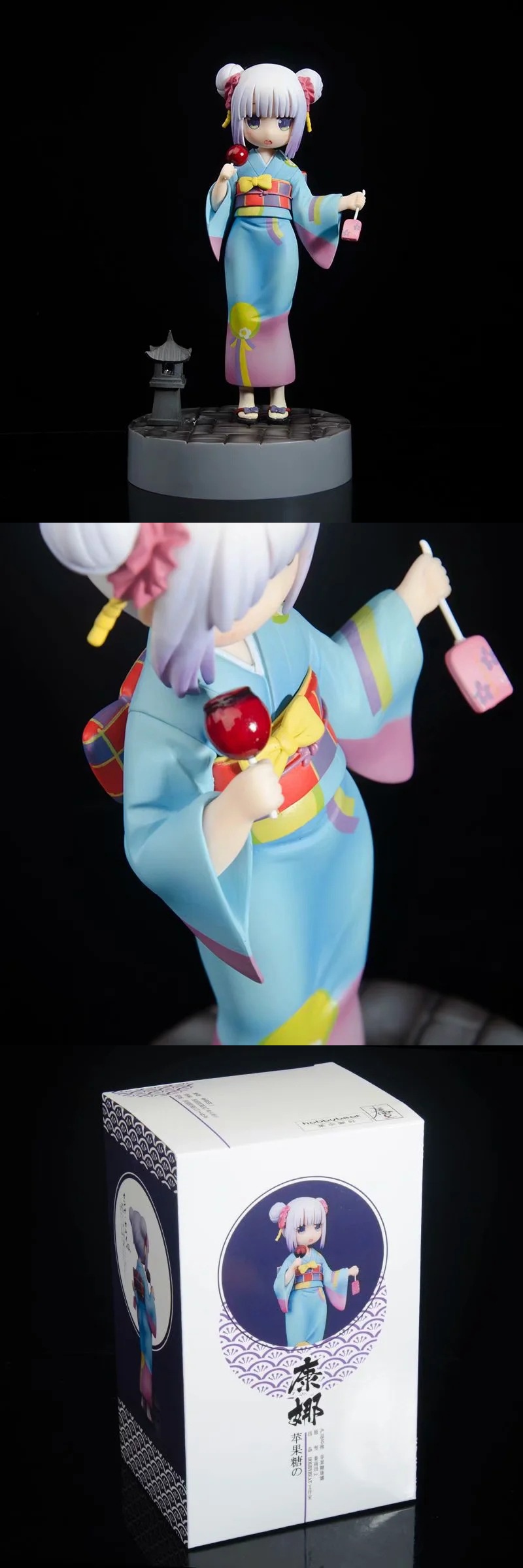 小林家的龙女仆康娜康娜酱康纳酱浴衣版可发光模型盒装摆件