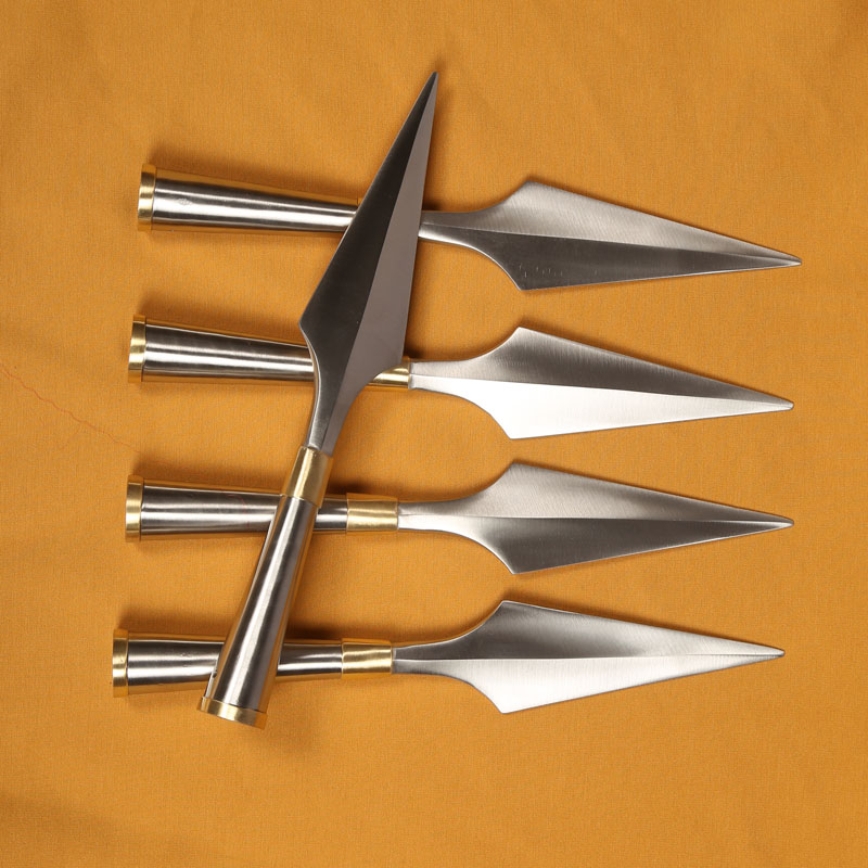 超级新品 不锈钢枪头长枪头霸王枪头武术枪打野猪长矛头长枪红缨枪头