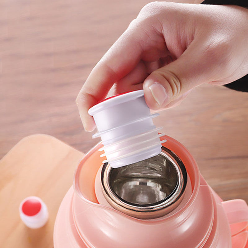 批发热水瓶塞硅胶家用开水瓶塞配件帽塑料热水壶盖子暖壶瓶塞保温8磅