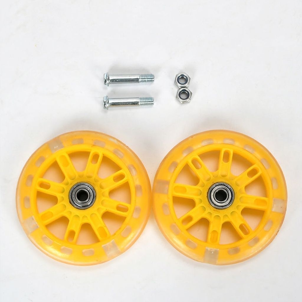 儿童自行车配件辅助轮通用1214161820寸童车单车侧轮支撑轮子红色闪光