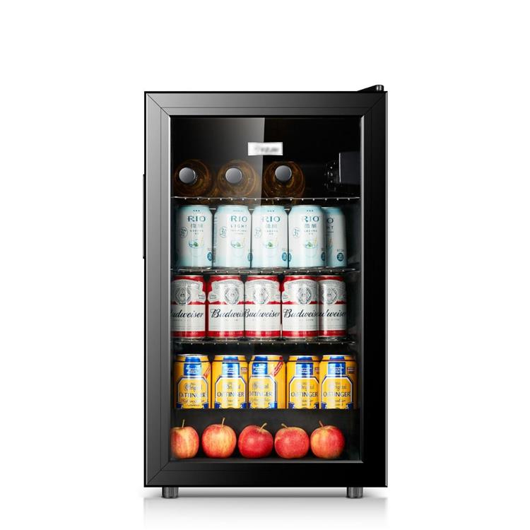 冰吧家用客厅冰箱透明冰藏柜茶叶保鲜柜恒温小型办公室酒柜|透明玻璃