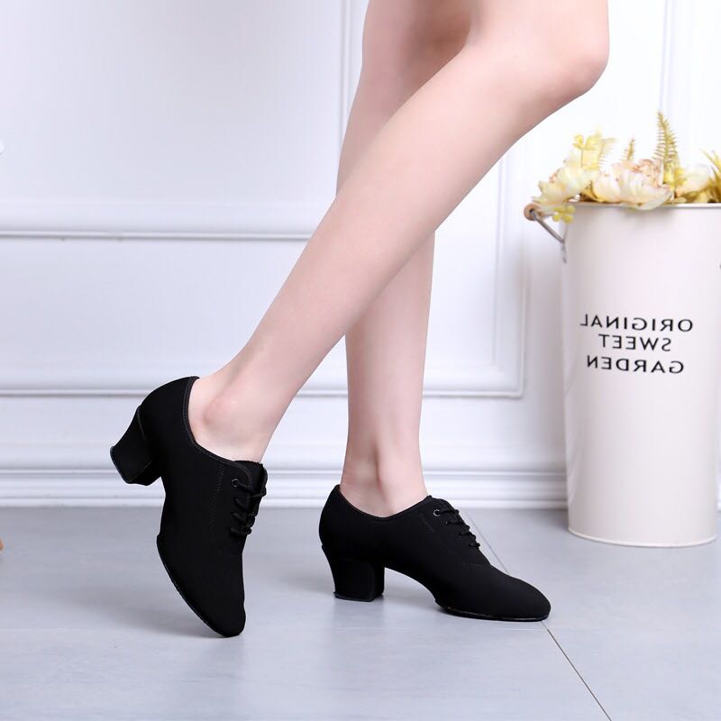 都趣芭蕾舞鞋 舞蹈鞋优雅仪态形体训练鞋形体鞋女高跟外穿时尚教师