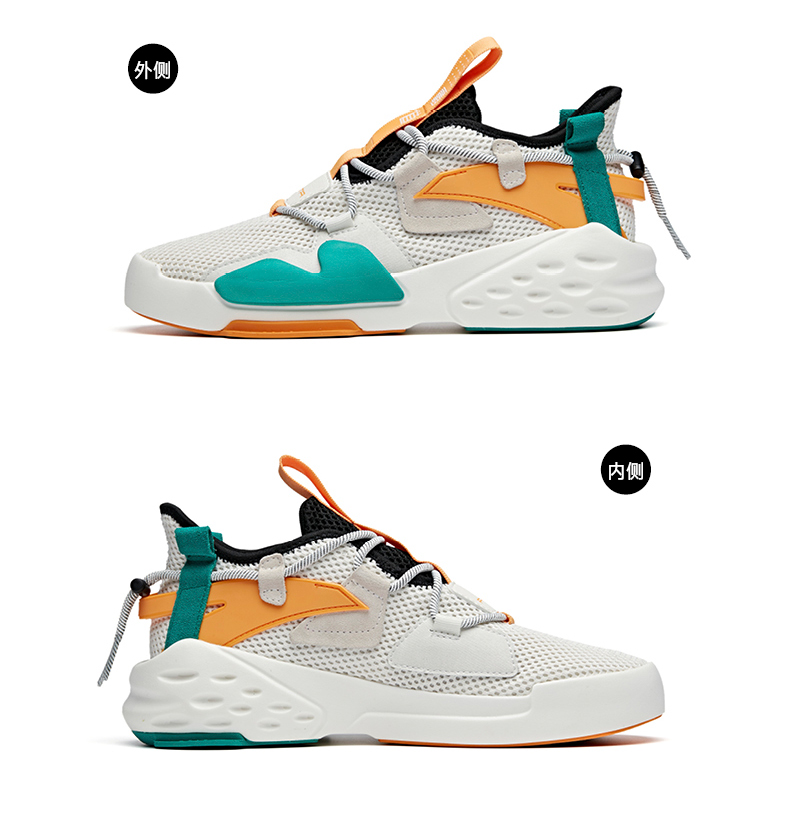 门店直邮安踏新霸道系列男鞋2020春夏季新款潮流鞋子网面透气运动鞋