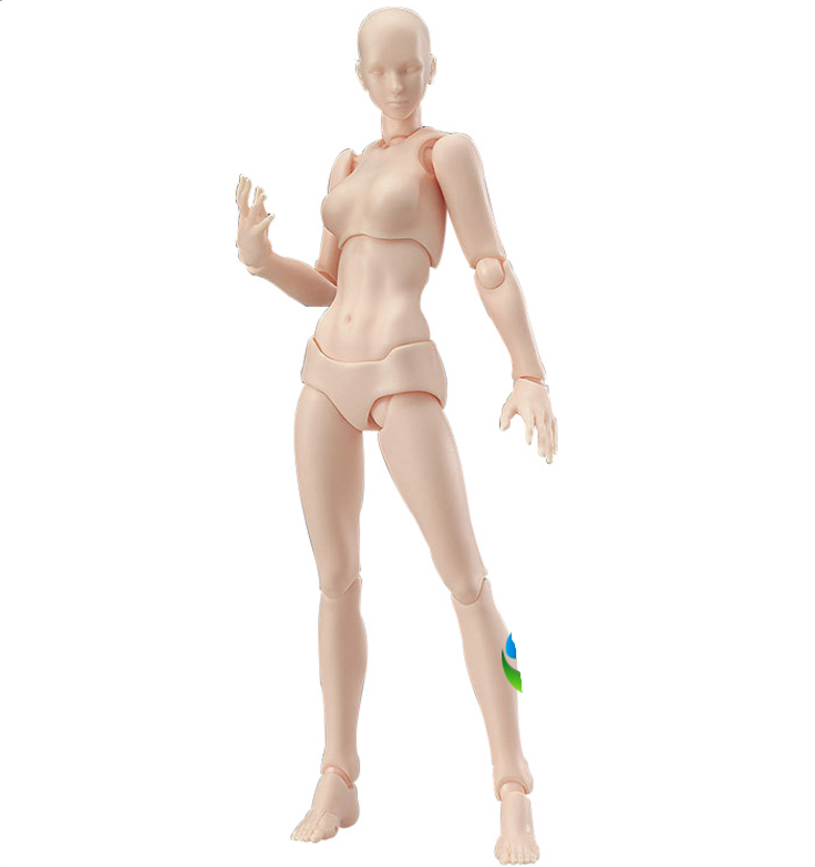 超级新品 13cm素体美术人体模型素体绘画漫画参考人偶写生摆件关节