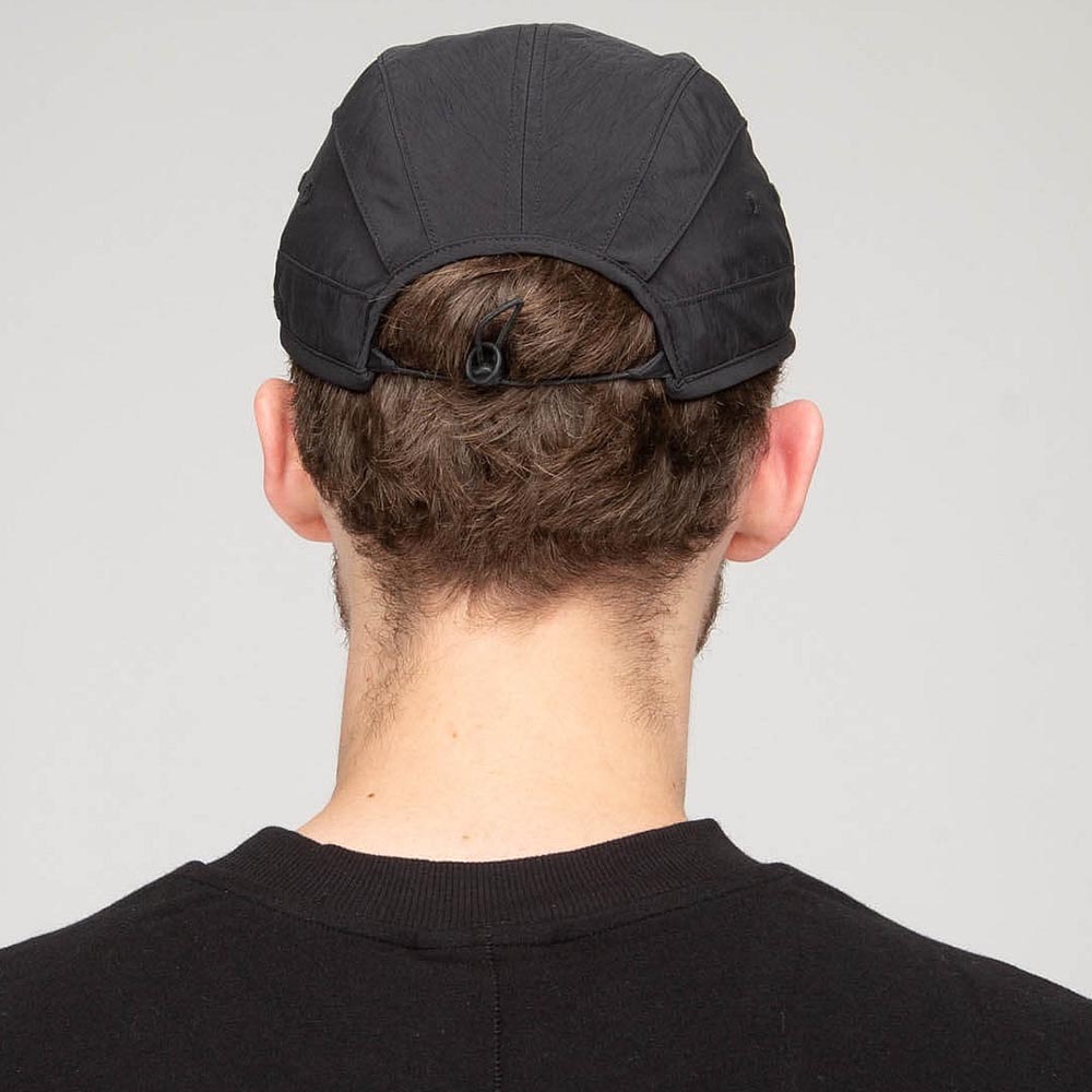 y3山本耀司帽子男女同款黑色字母贴标锦纶鸭舌帽棒球帽ha6534