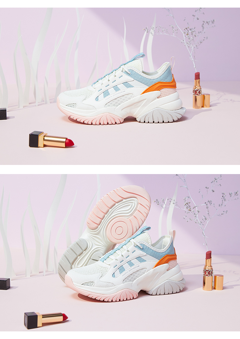 安踏花木兰联名女鞋运动休闲鞋2020新款老爹鞋122027758