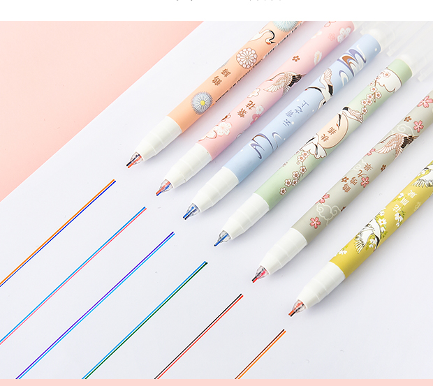 喻娄立体双线笔手账专用记号笔彩色is日系双头荧光笔批改笔创意可爱