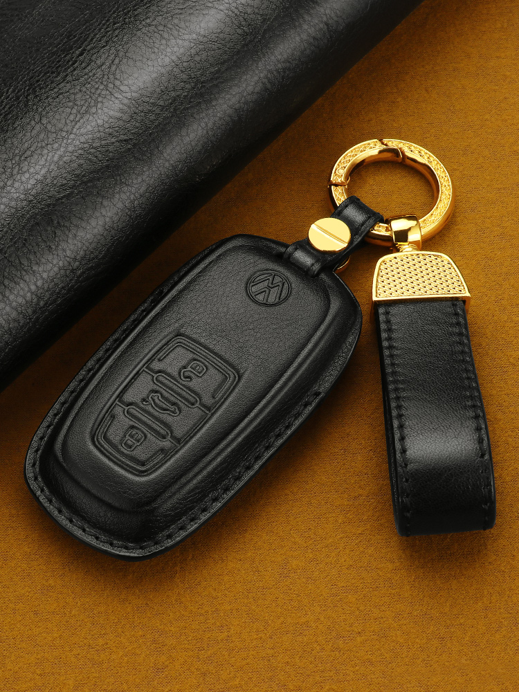汽车钥匙包大众辉昂全包真皮钥匙套钥匙扣传枫