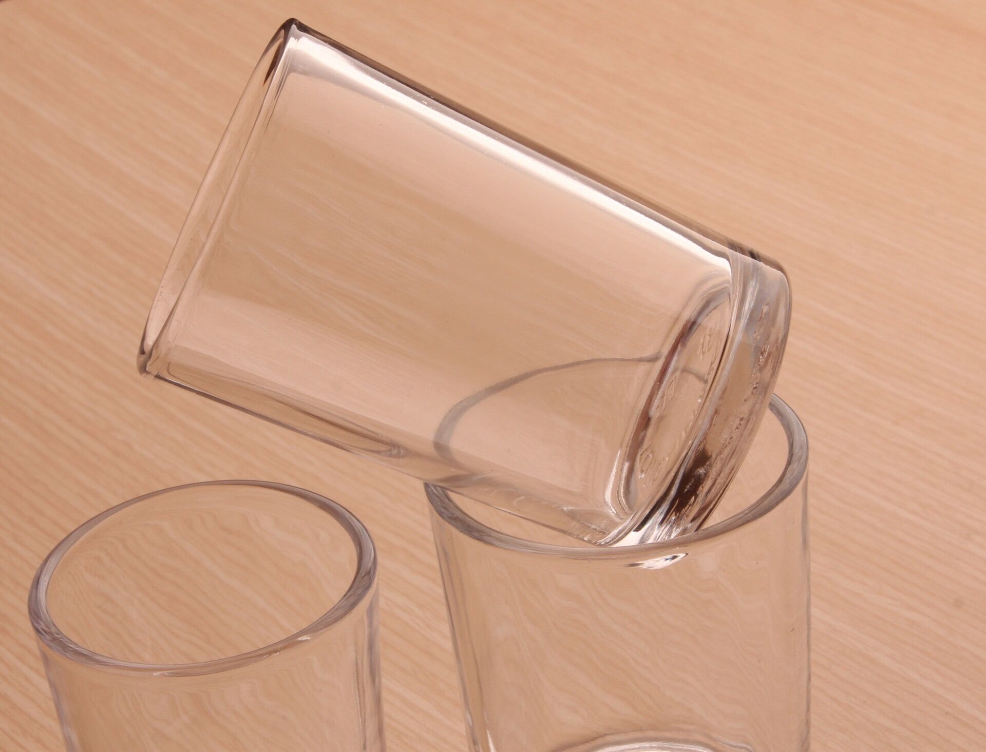 封后(fenghou)玻璃杯544112374618 透明钢化玻璃2两3两八角杯烈酒洋酒