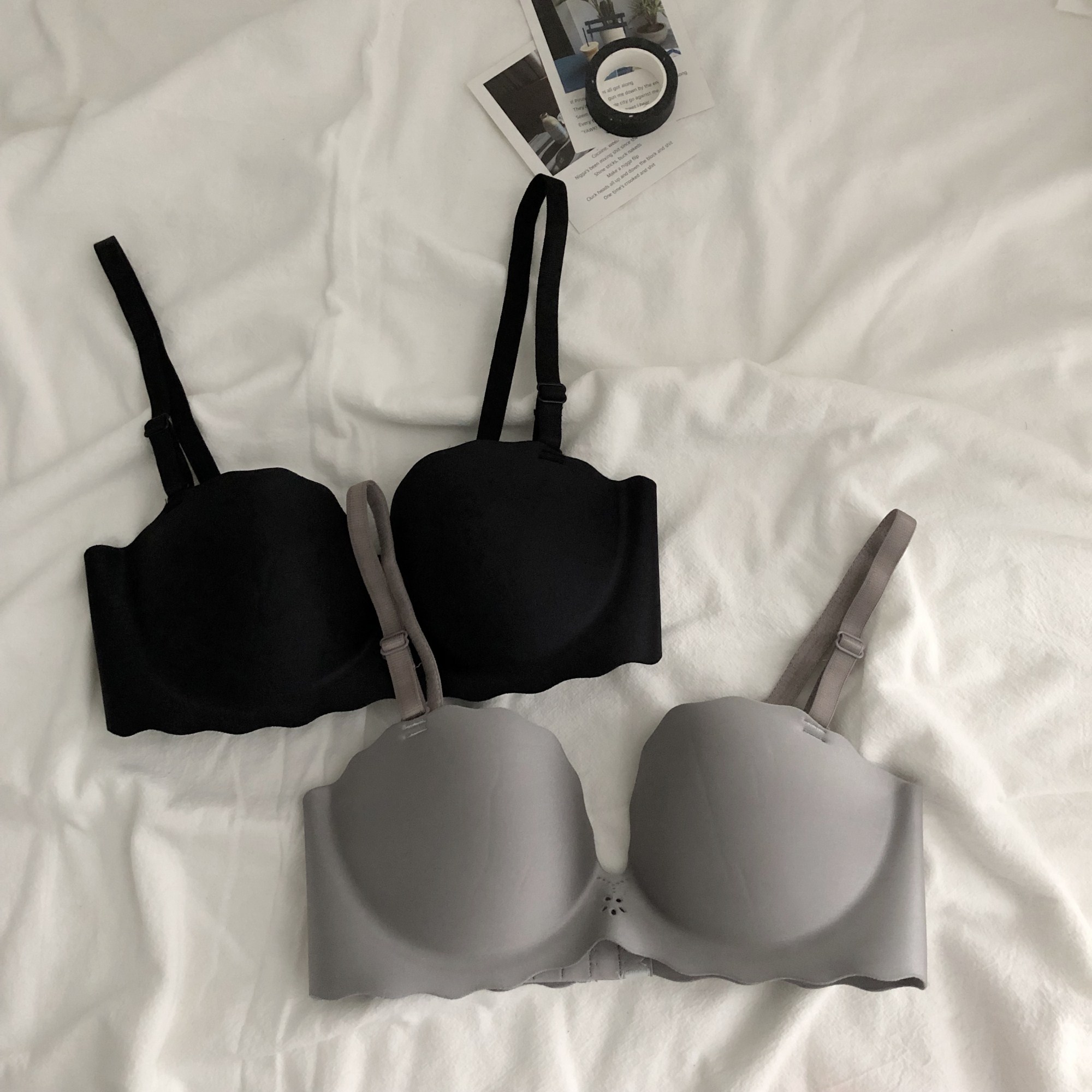 2020夏装内衣女文胸聚拢无钢圈收副乳防下垂上托小胸罩女装潮fish