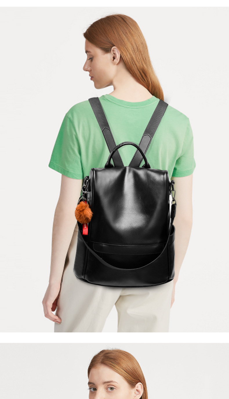 包包色新款女包双肩包韩版风范双肩背肩包