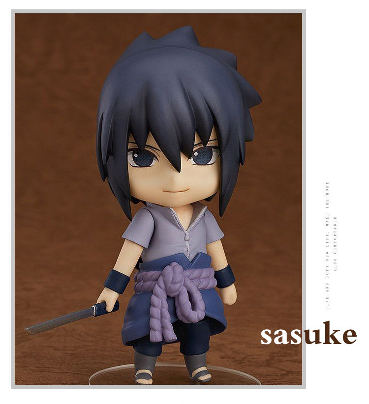 寿屋火影忍者鸣人手办疾风传宇智波佐助卡卡西粘土人q版模型卡通周边