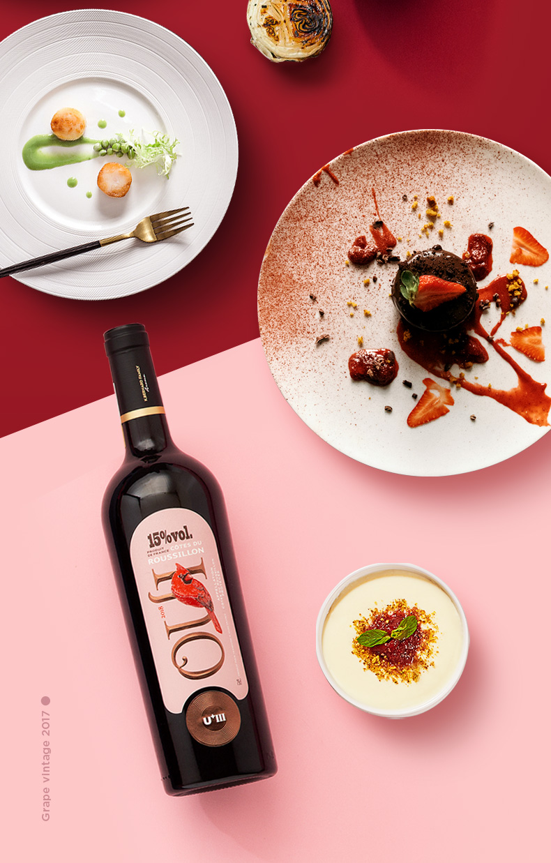 法国进口红酒卡伯纳小红鸟系列uii干红葡萄酒14度igp级整箱量贩六支装