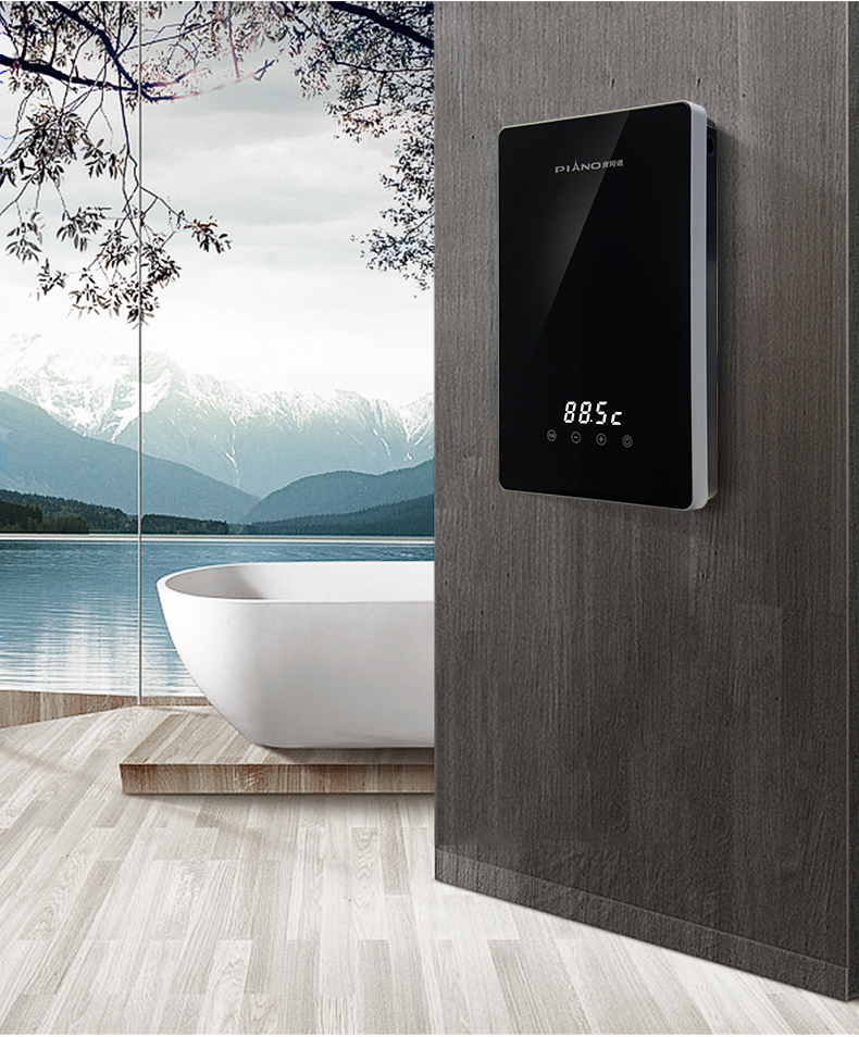 piano皮阿诺l1即热式电热水器家用轻薄节能变频恒温电热水器