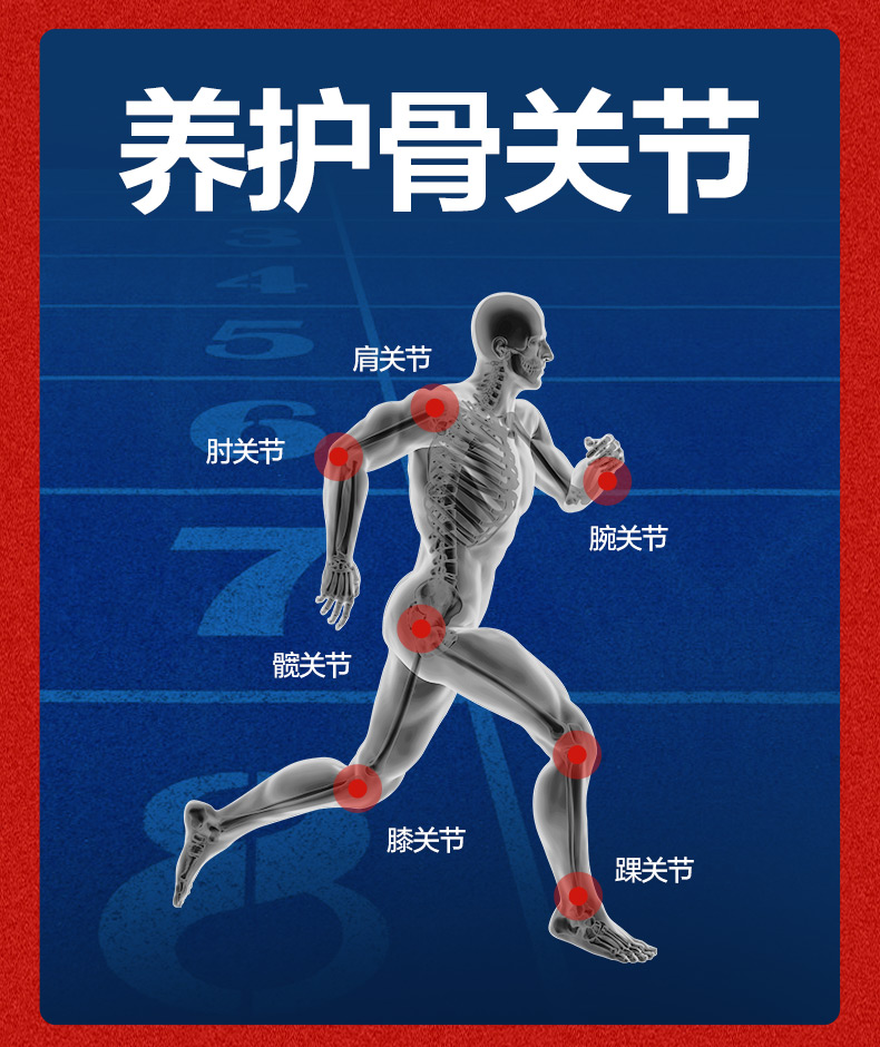 move free骨骼健康 move free益节维骨力氨糖氨基葡萄糖钙片80粒 美国