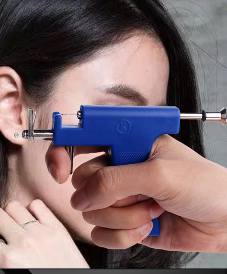 打耳洞神器耳洞枪无痛穿耳器耳钉枪非一次性耳钉器专业打耳洞的枪兰胶