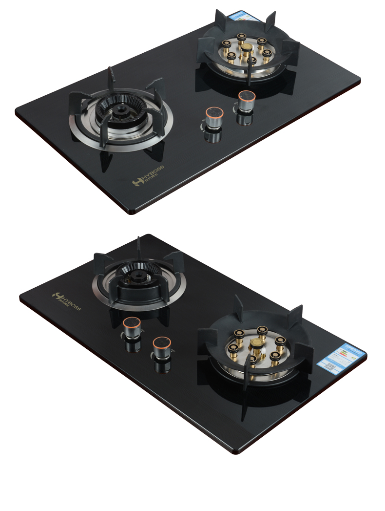 超级新品 hyboos现代博士938c燃气灶煤气灶嵌入式炉灶灶台双灶天然气