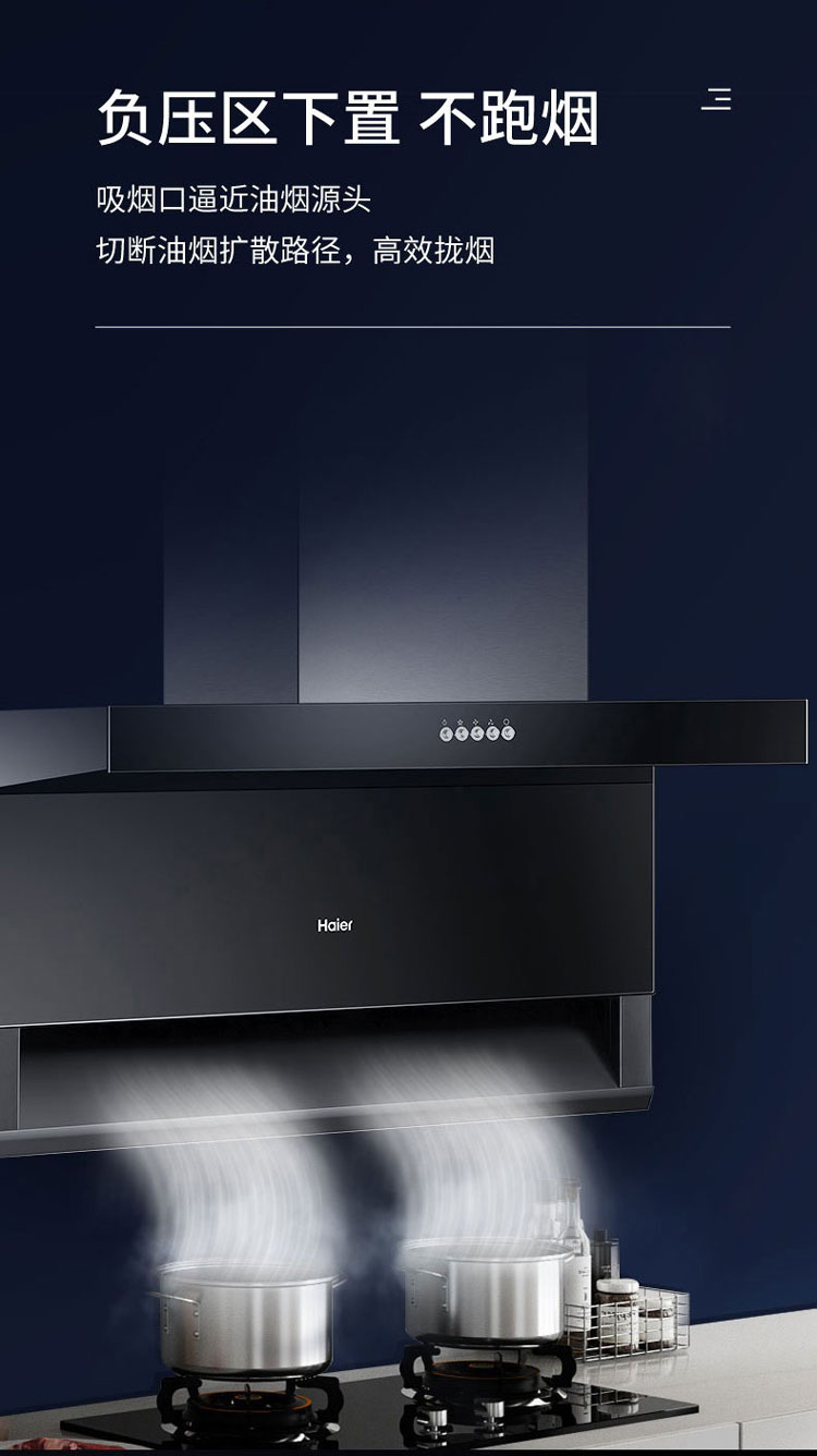 【海尔(haier)油烟机cxw-219-c1700】 海尔油烟机双吸劲烟近吸式cxw