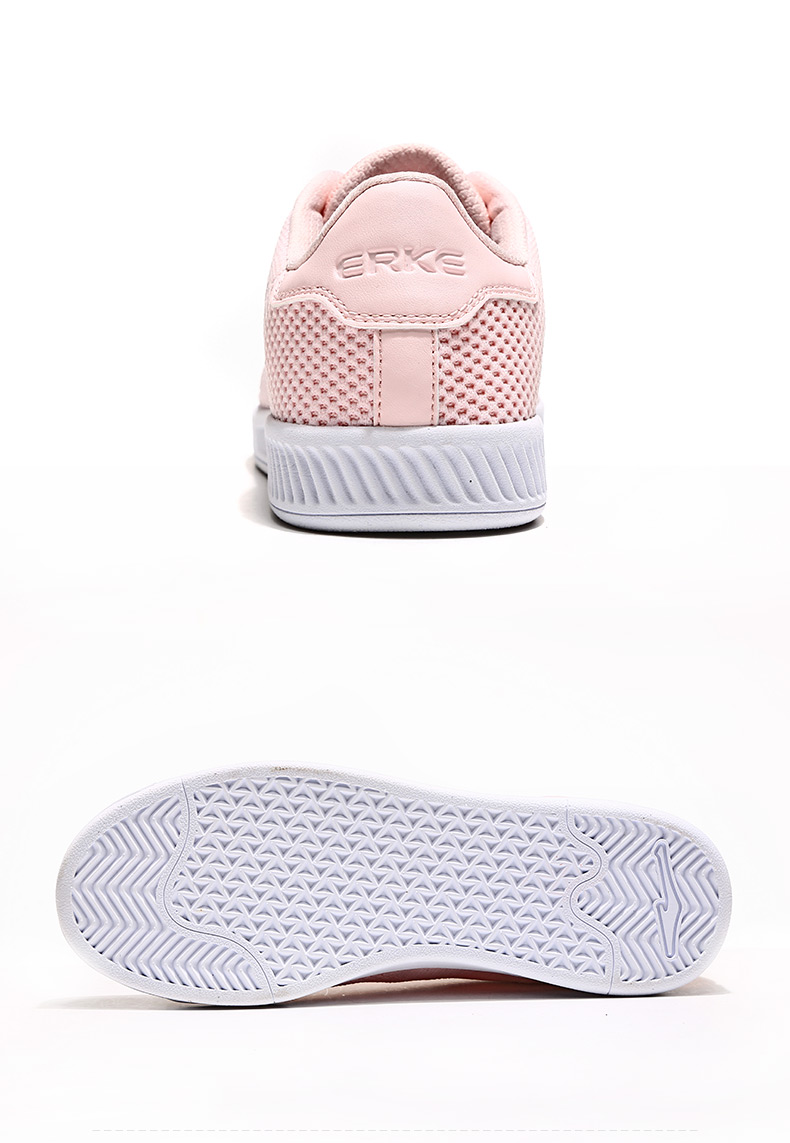 鸿星尔克(erke)官方旗舰店女鞋滑板鞋贝壳头 2018秋冬季新款耐磨滑板