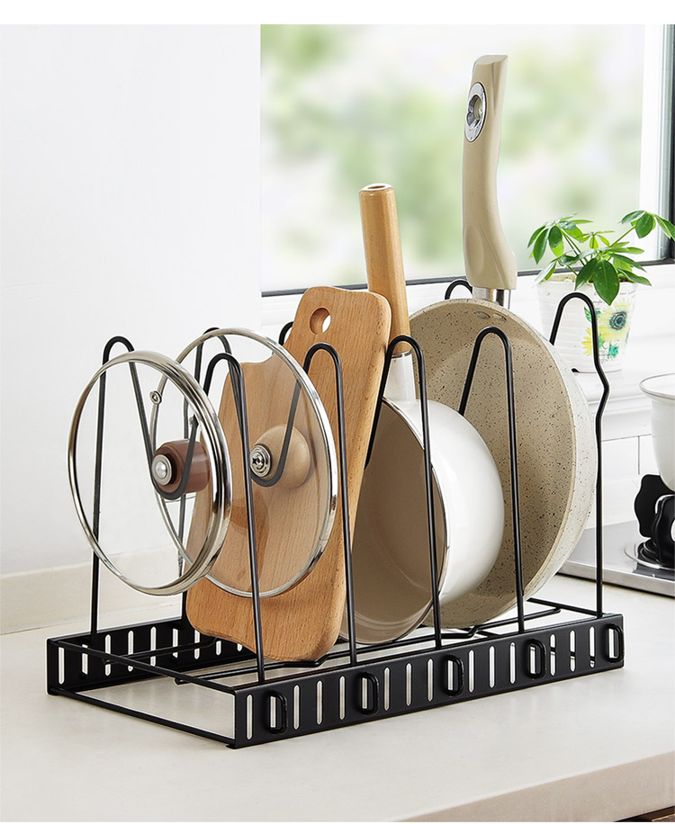 厨房锅盖锅盖架案板收纳架放菜板的架子坐式菜板架切菜板架子三维工匠