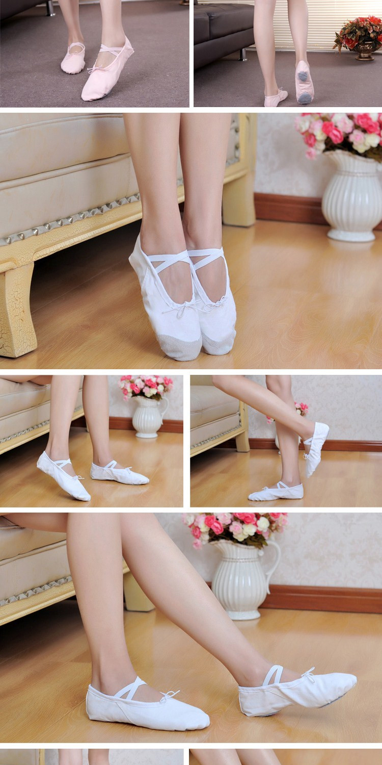 幼儿童芭蕾舞鞋小女孩练功跳舞鞋少儿软底猫爪鞋演出鞋成人男女都可以