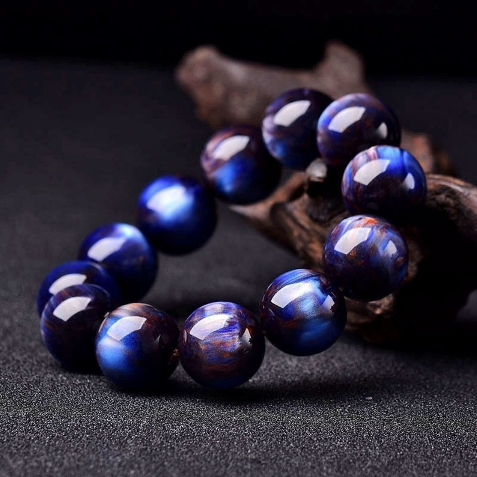 星空海柳手串血柳老料活柳黑珊瑚文玩男款女标准版收藏级手链饰品12mm