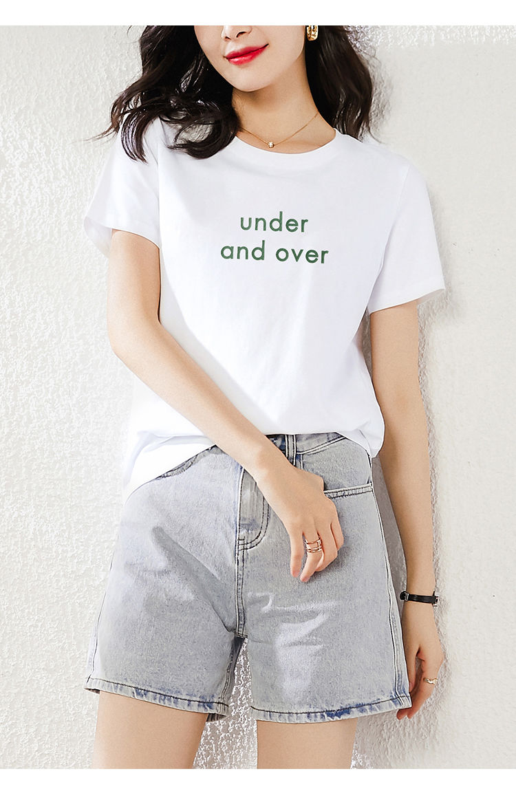 teddyisland泰迪短袖t恤2022新款夏季女学生韩版宽松ins洋气上衣