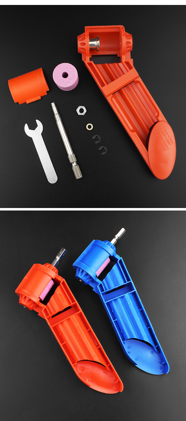 电钻磨钻器麻花钻头修复研磨器开刃快速便携式磨头器转头砂轮机