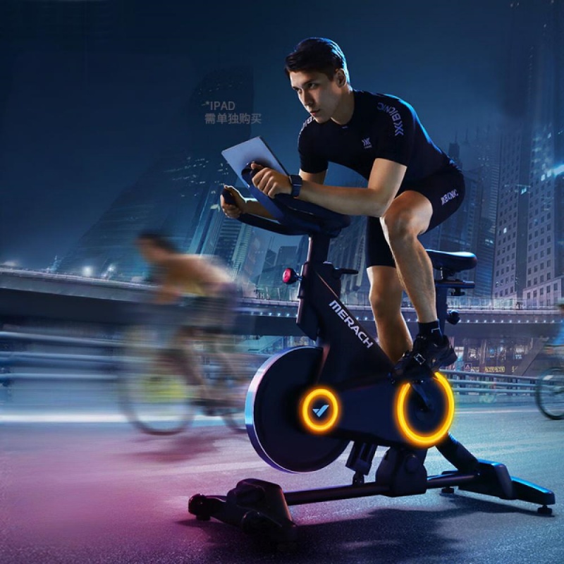麦瑞克MERACH直立式游戏竞速动感单车电磁控阻力插电驱动承重120kg健身体验卓越健身神器MR-S01
