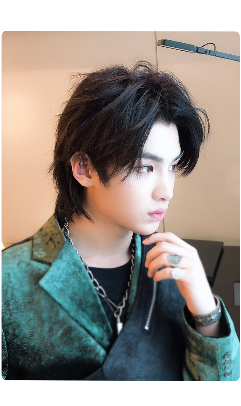 接长发的真发发片 隐形无痕披肩长发狼头扎辫子 你那么美 鲻鱼头垫发