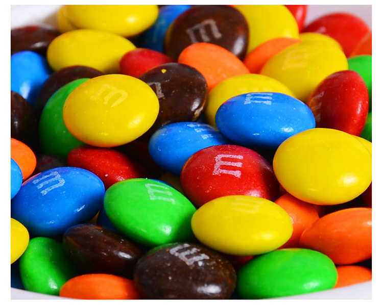 德芙mm豆巧克力100g花生味牛奶味糖果休闲零食礼物牛奶巧克力