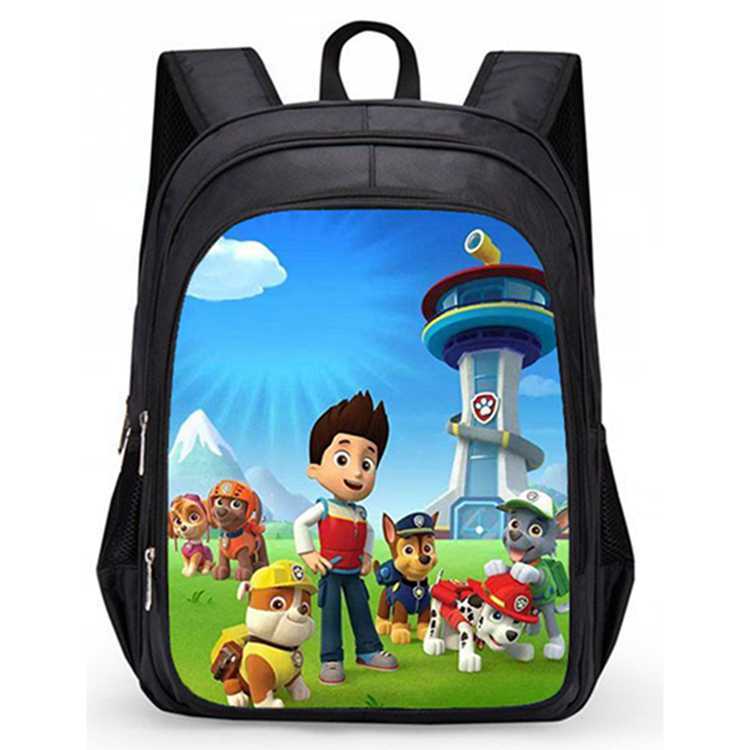 小学生书包儿童双肩幼儿园小学生1-6年级男孩汪汪队动漫书包可爱 汪汪