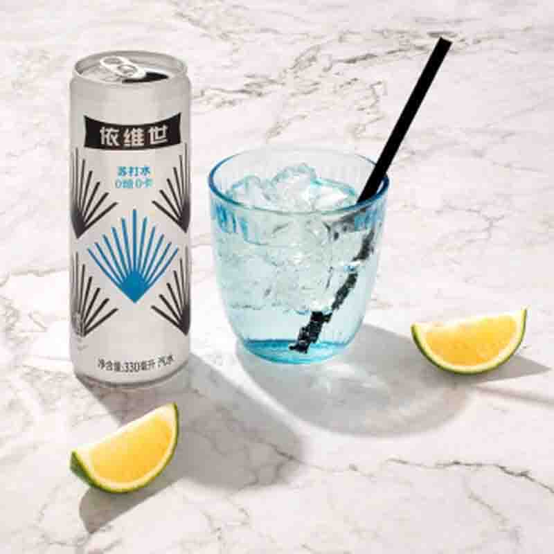 百事可乐依维世苏打水无糖汽水饮料整箱330ml12罐
