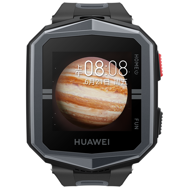 华为(huawei)华为儿童手表3x 曜石黑 电话拍照手表 学生定位电话 儿童