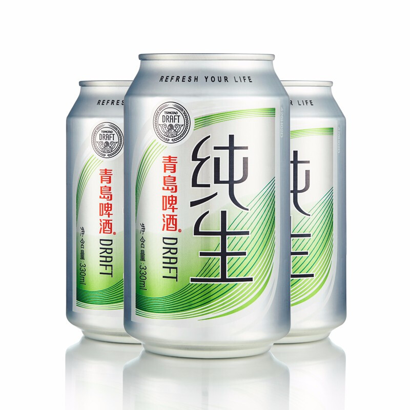 青岛啤酒(tsingtao)纯生330ml*24听