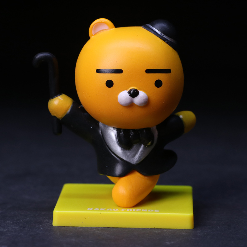 米芬工艺韩国kakaotalk表情公仔7款套装手办汽车摆件模型